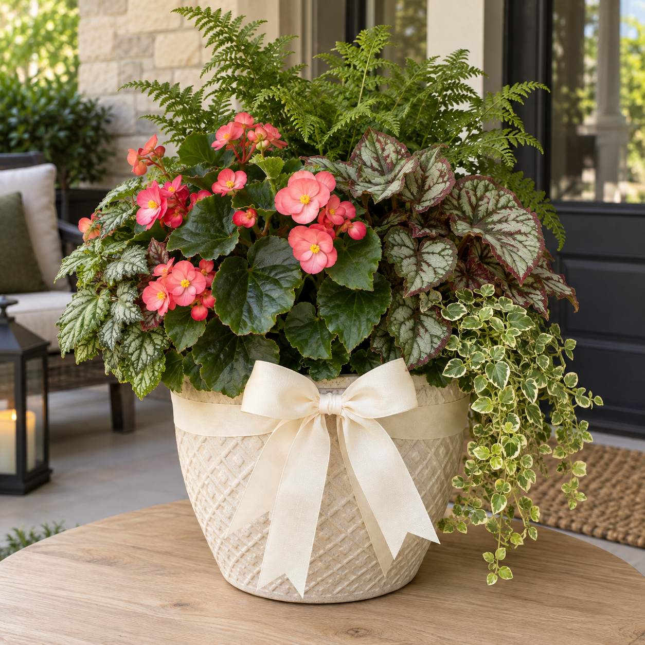 Shaded Porch Gift — premade plant display concept