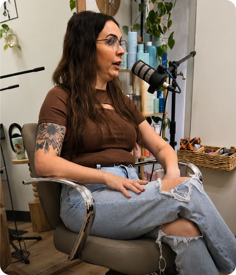 Podcast recording