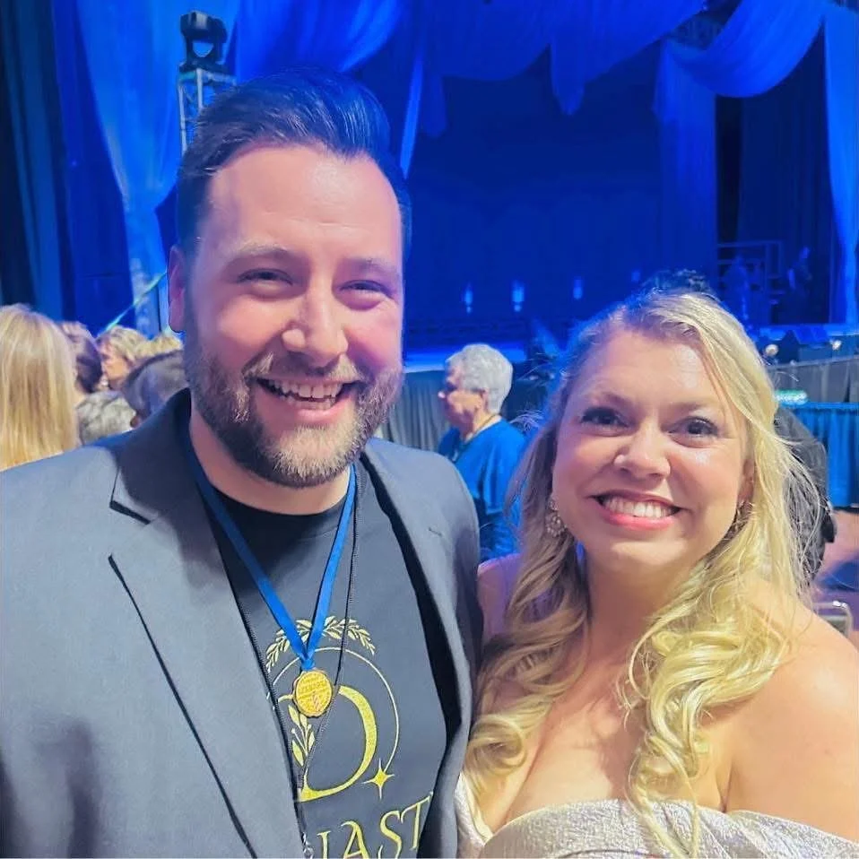 Nathan and Michaela Johnston together