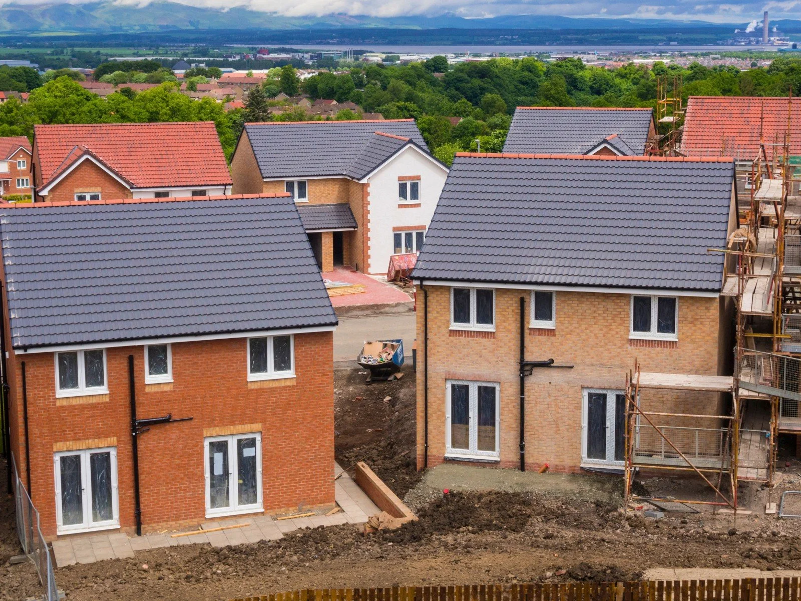 Modern new-build residential property inspected by EP Surveyors
