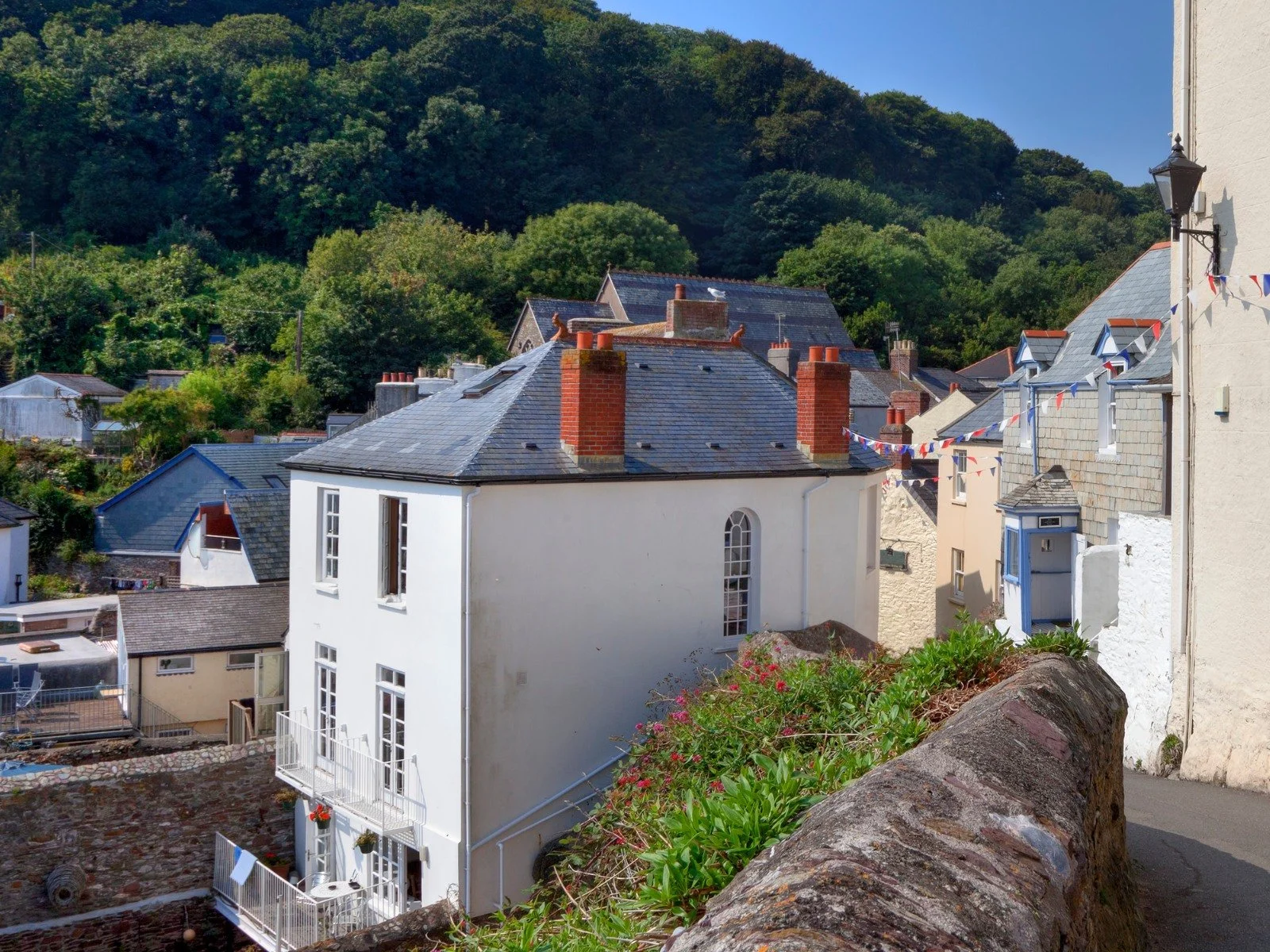 Coastal landscape in Cornwall