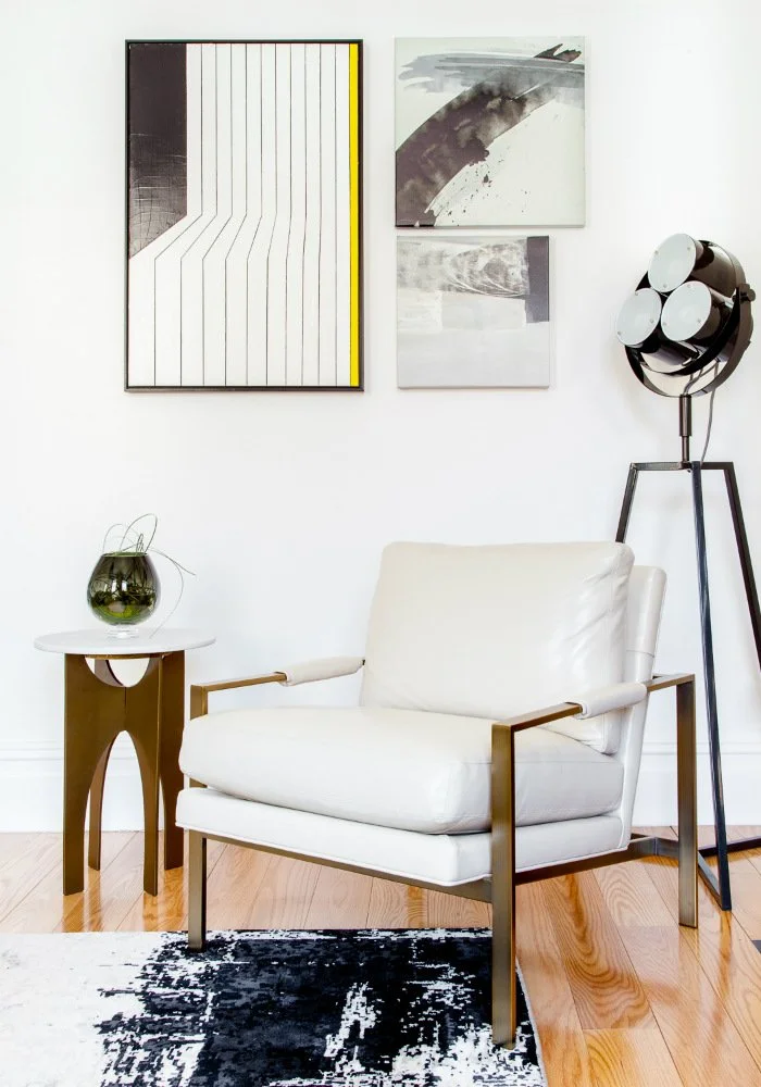 Chelsea Duplex, Milo Baughman leather chair