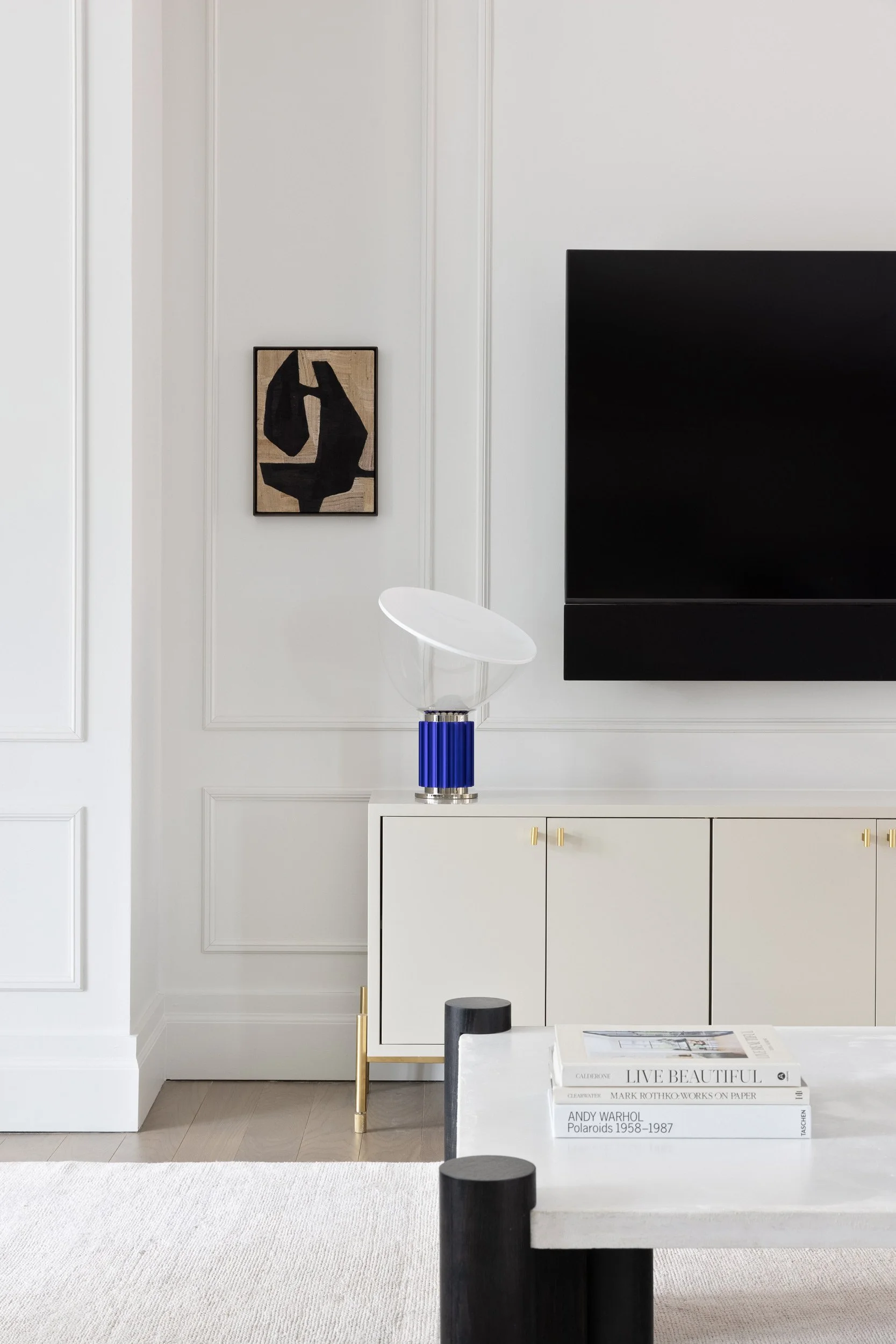 Downtown Brooklyn Duplex, living room detail