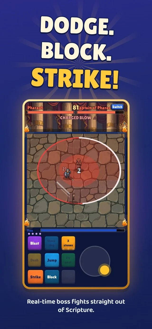 Real-time boss fight against Pharaoh