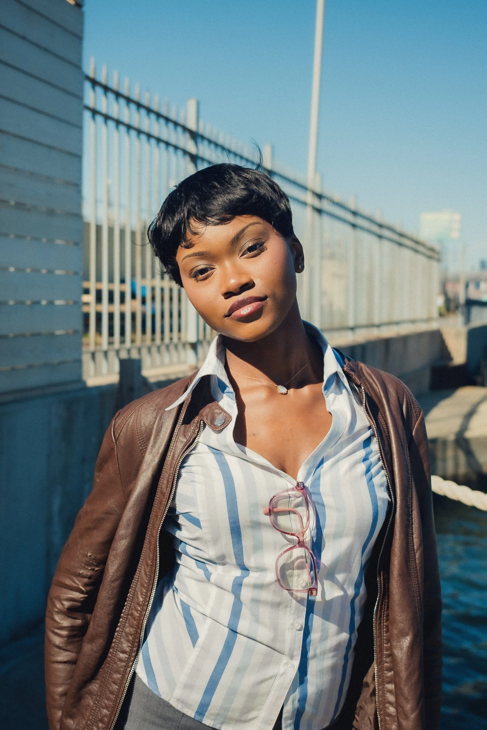 Sarah D. photographed outside at CultureCon