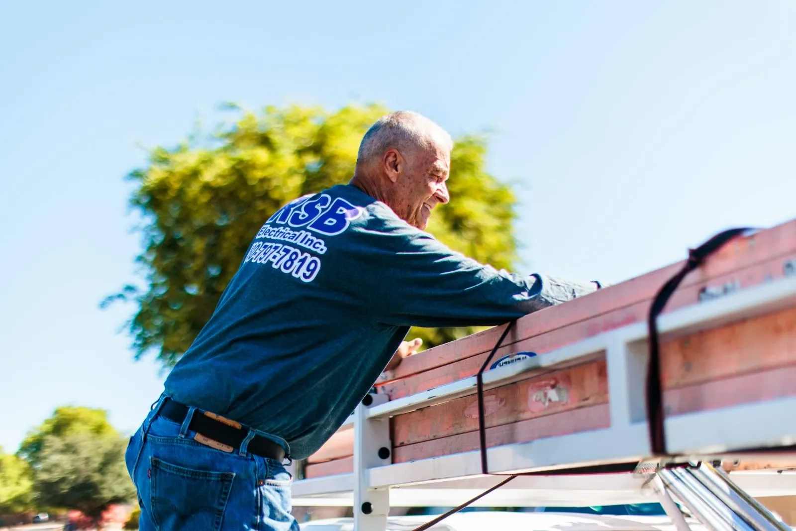 Reno loading ladder service truck — RSB Electrical, Mesa AZ