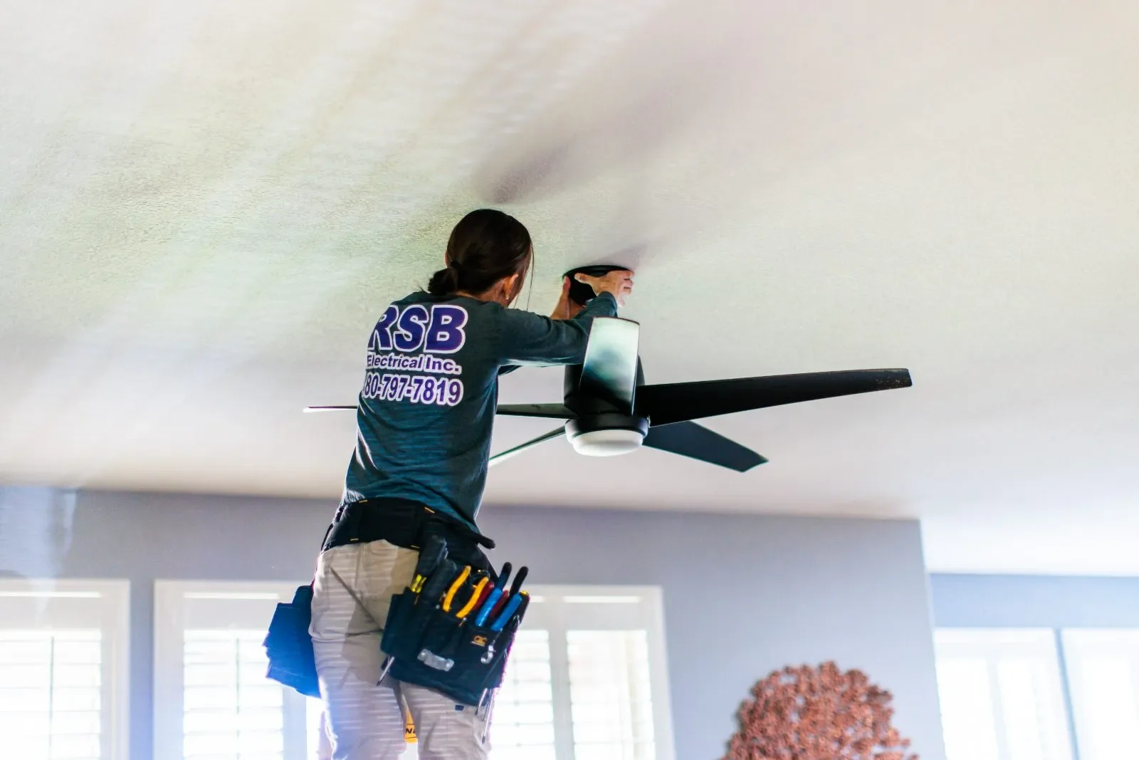 Fan motor installation Valley home — RSB Electrical, Mesa AZ