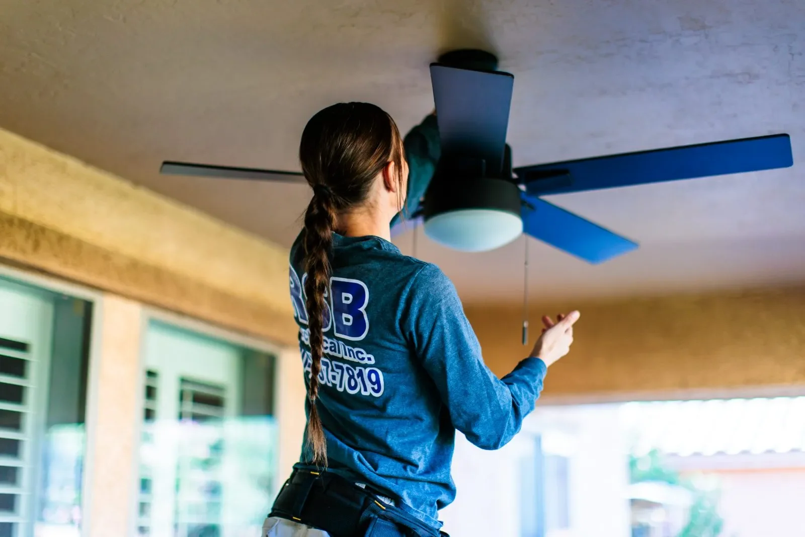 Patio ceiling fixture recessed — RSB Electrical, Mesa AZ