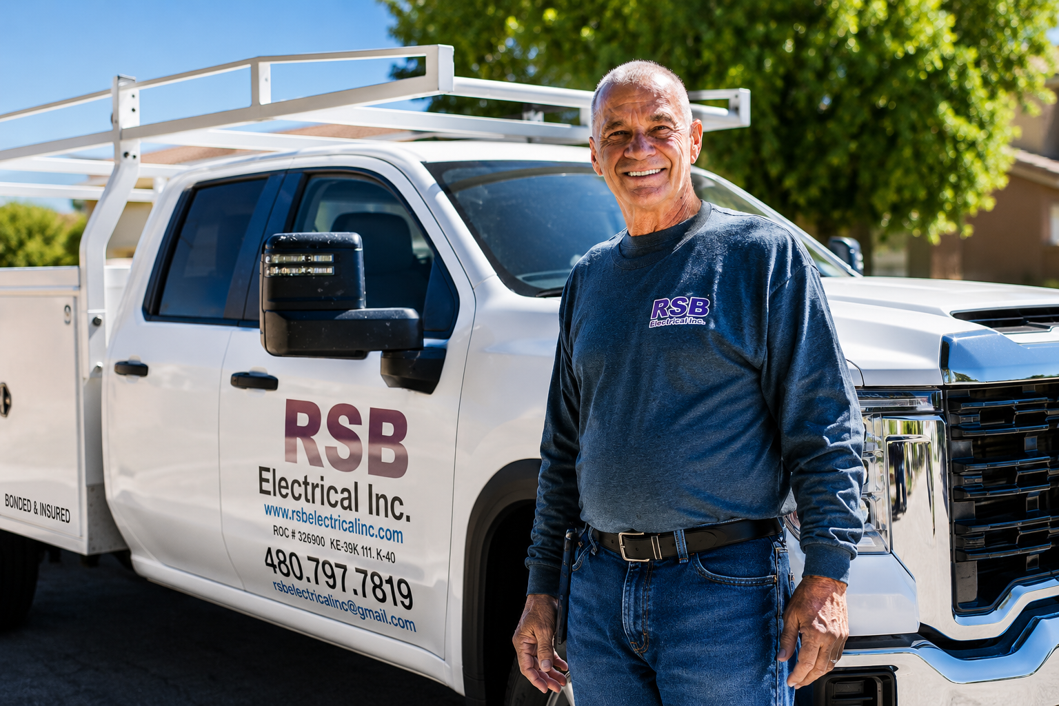 Sharon, The other half of the license at RSB Electrical, Mesa AZ