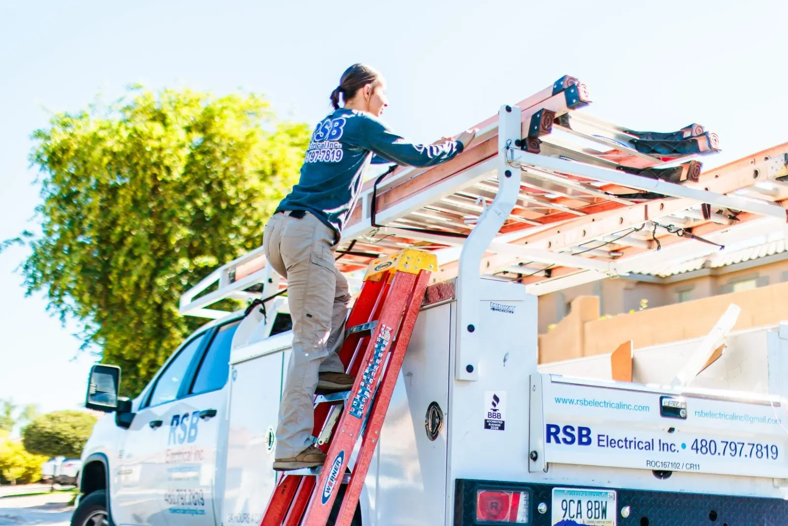 RSB ladder truck high fan work