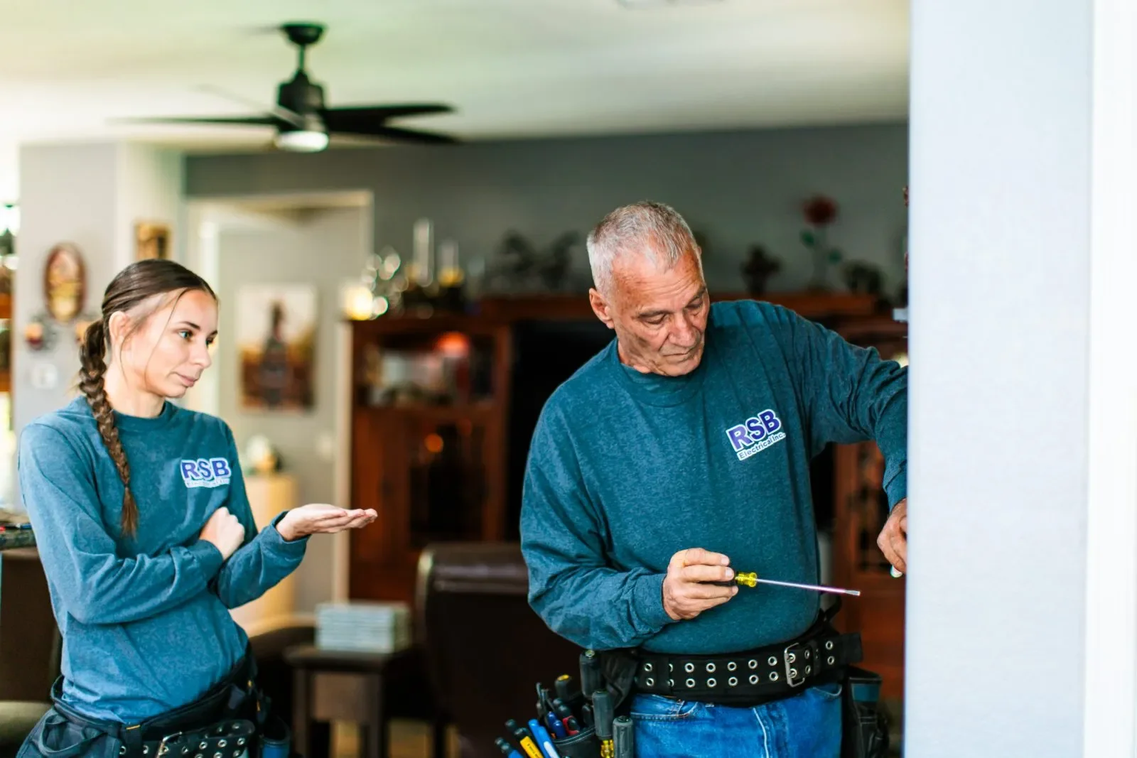 Two electricians device upgrade — RSB Electrical, Mesa AZ