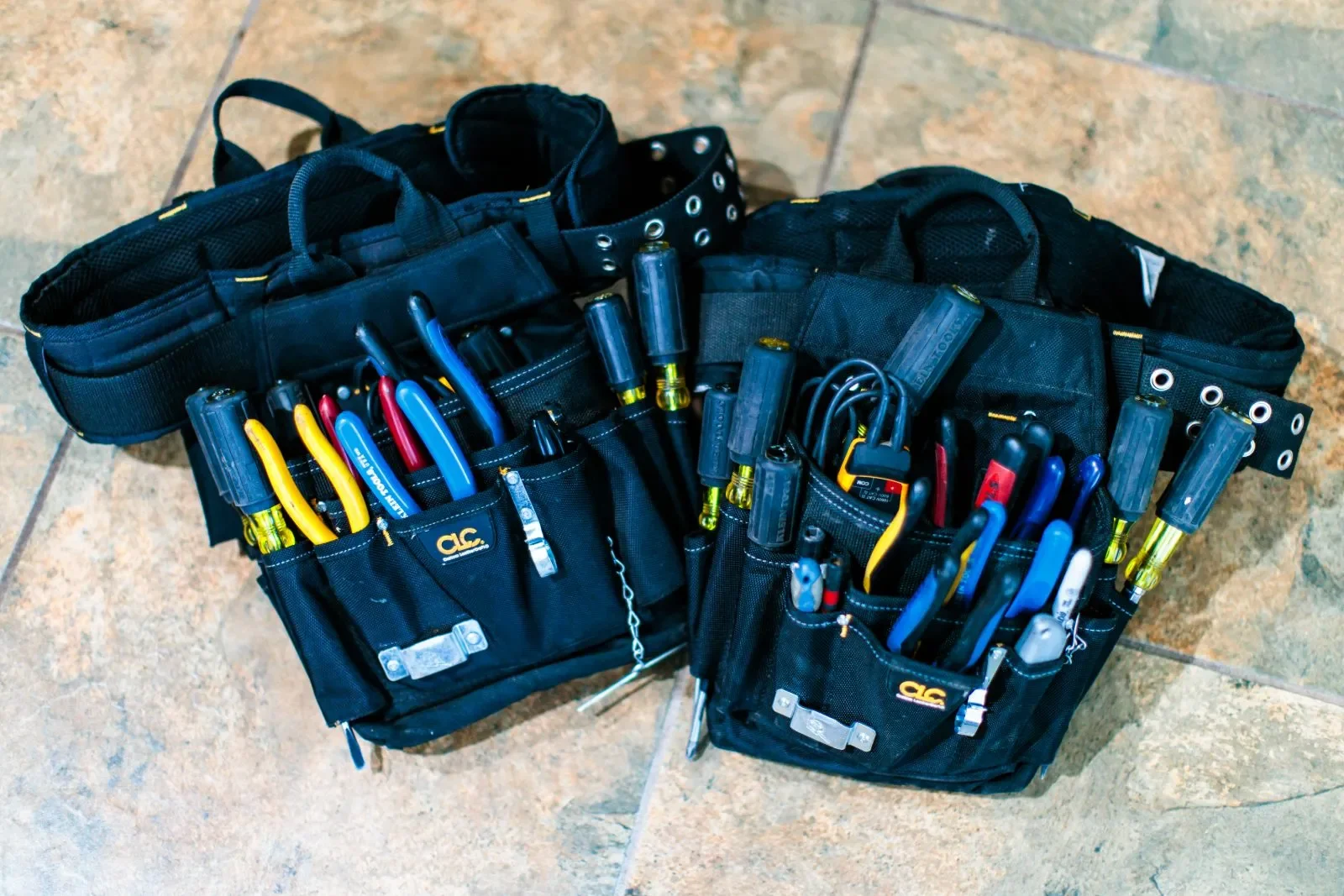 Electrician tool bags staged — RSB Electrical, Mesa AZ