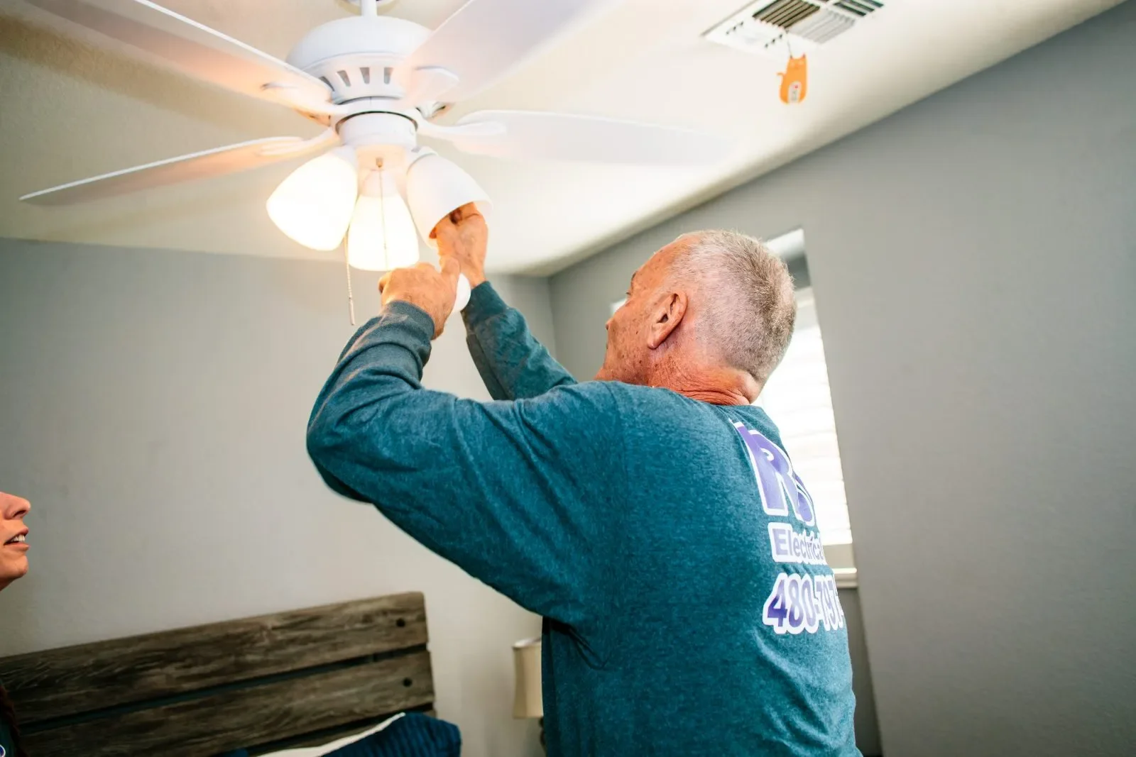 Reno fan light bulb service — RSB Electrical, Mesa AZ