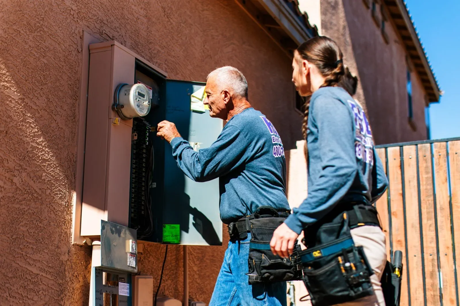 Two electricians panel capacity check — RSB Electrical, Mesa AZ