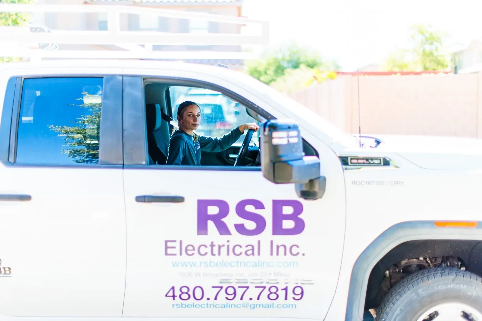 RSB Electrical branded truck Mesa