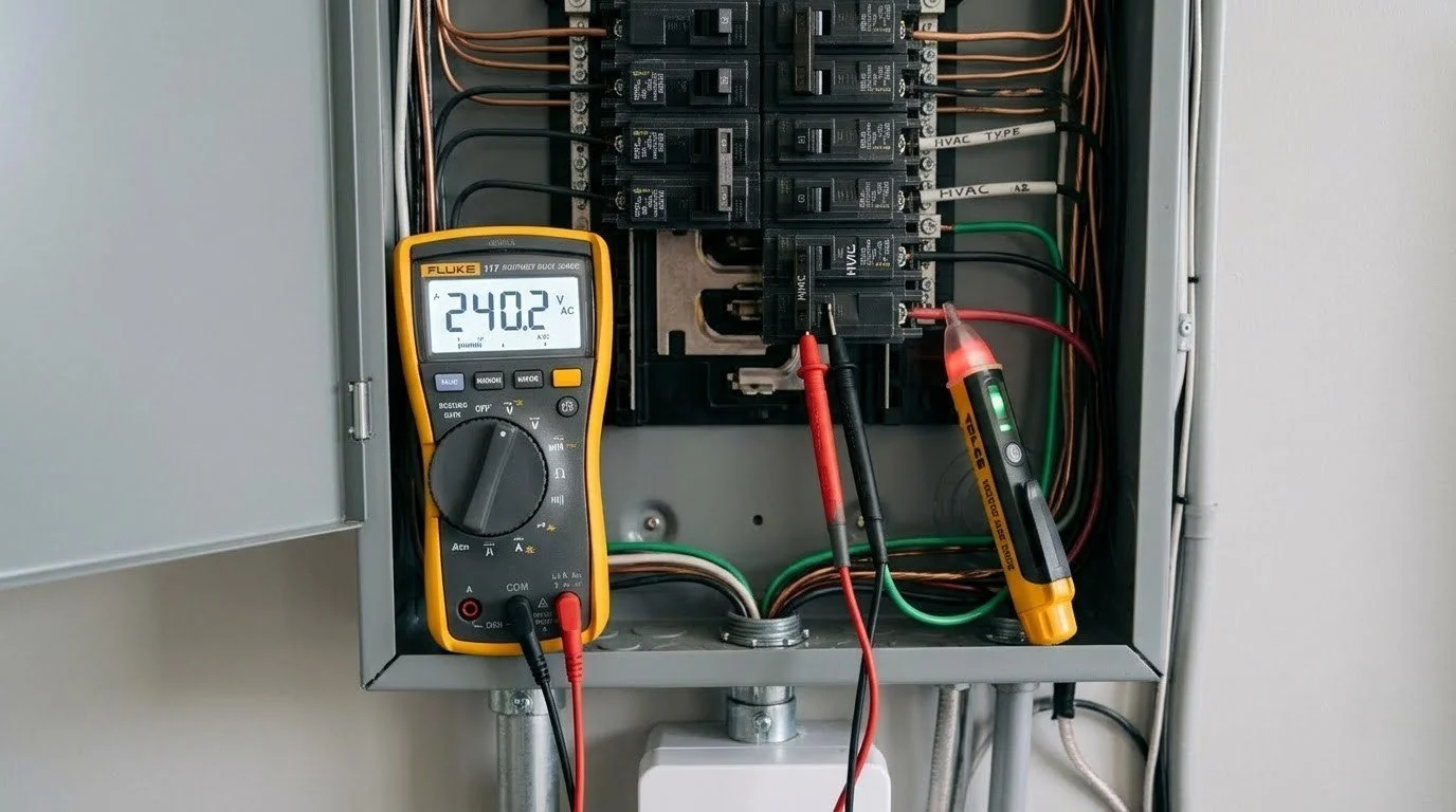 Old knob-and-tube beside new grounded cable
