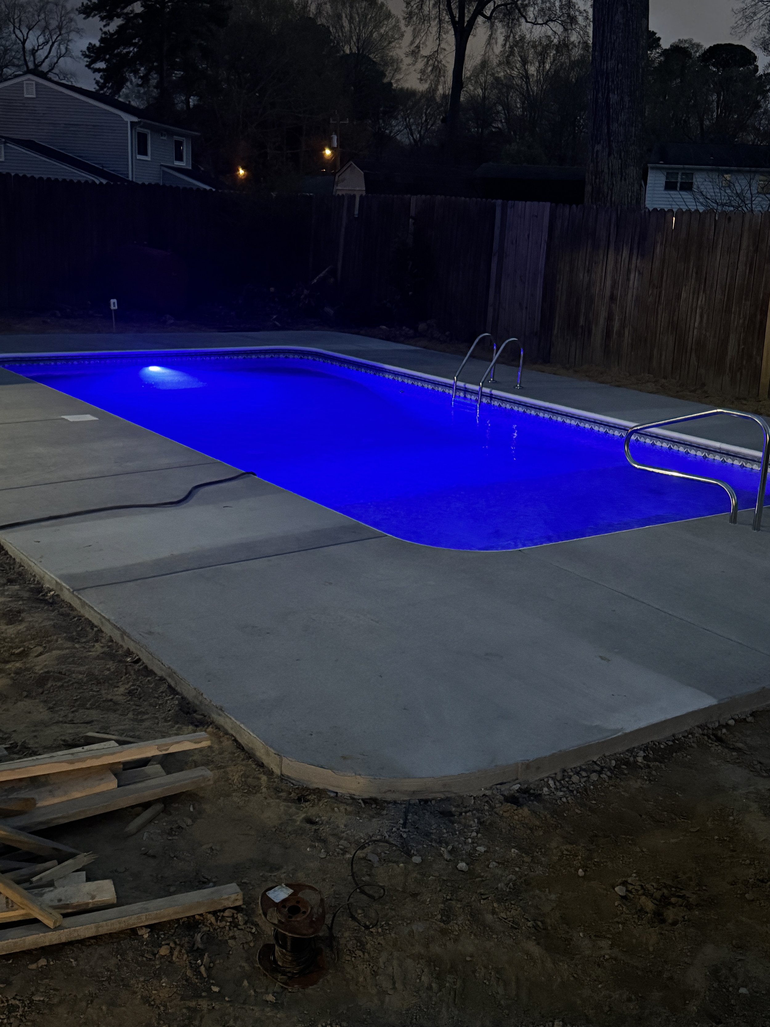 Pool, spa, and dock wiring in Virginia Beach by Castles Electrical