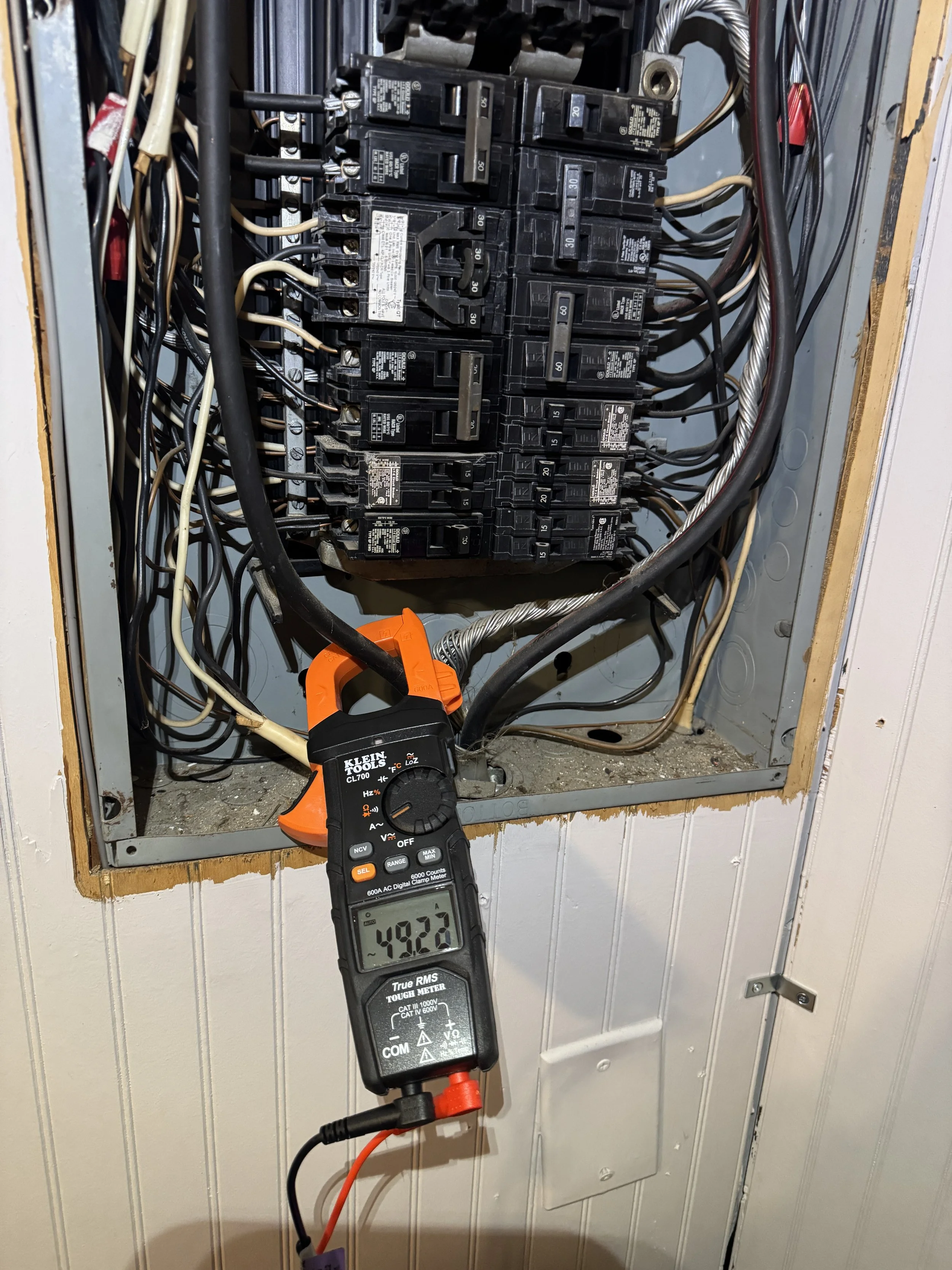 Testing a breaker and its circuit in a Chesapeake, VA panel