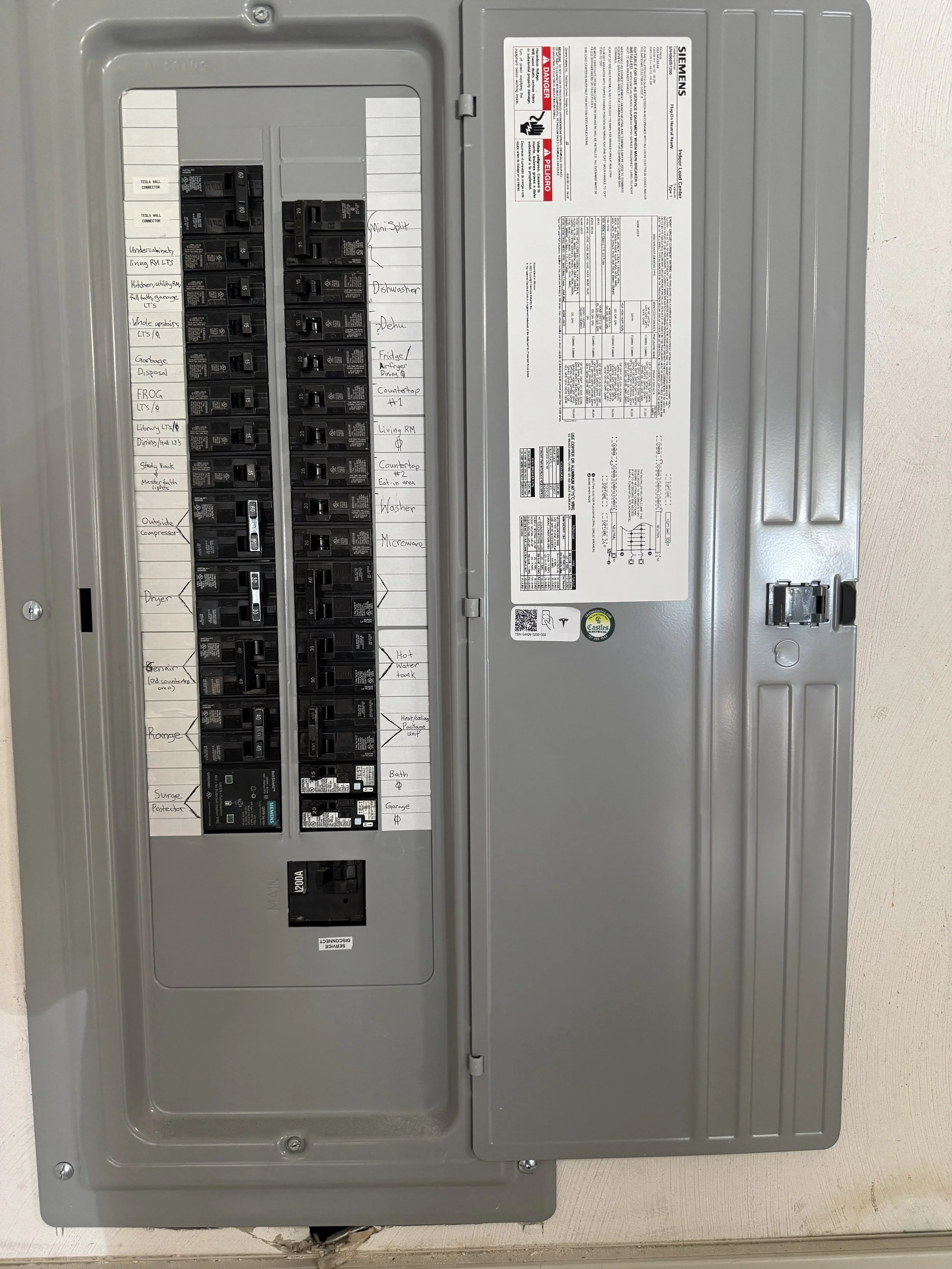 Replacement breaker panel in an older Norfolk, VA home