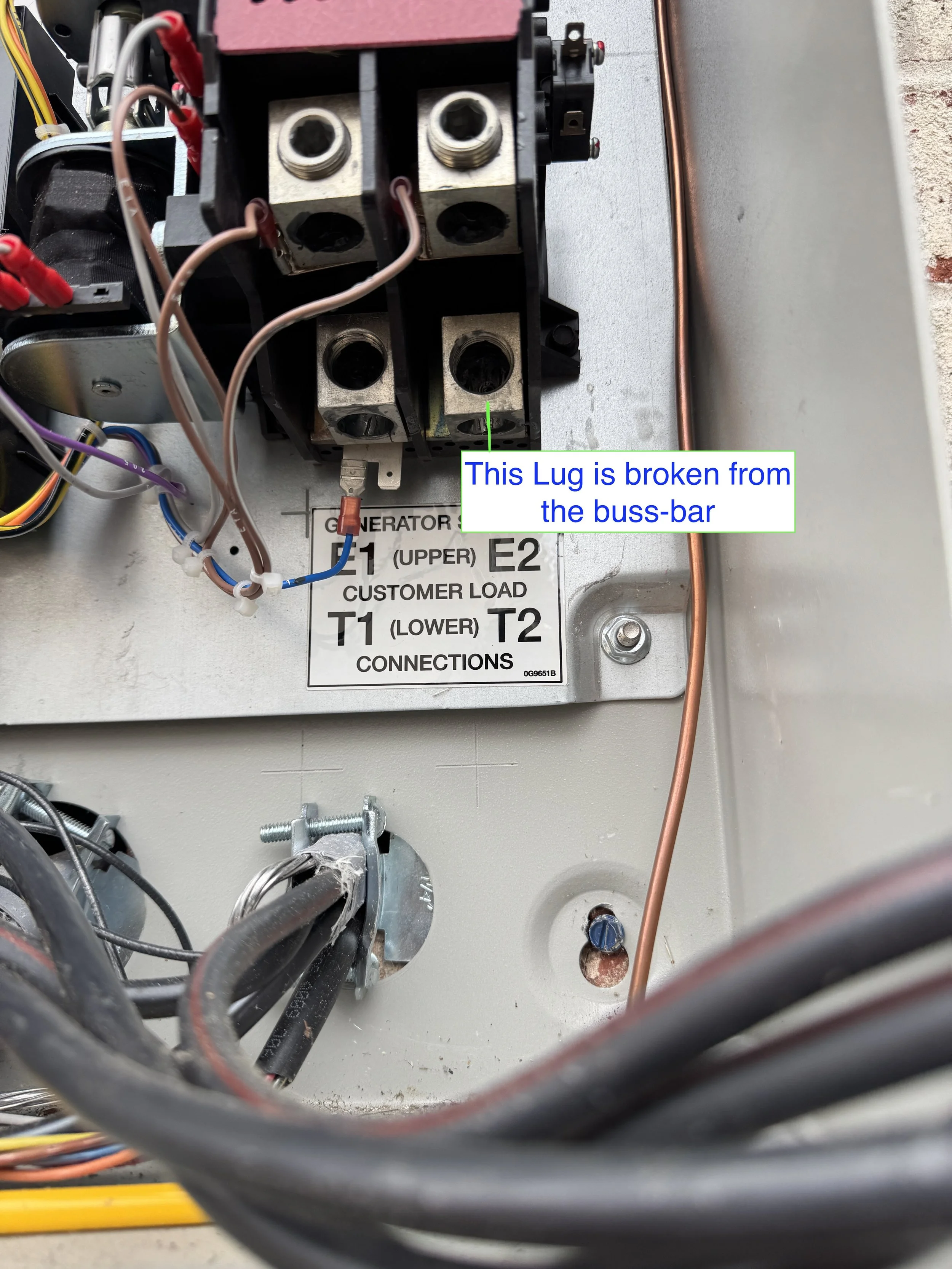 Generator transfer switch installed in Portsmouth, VA