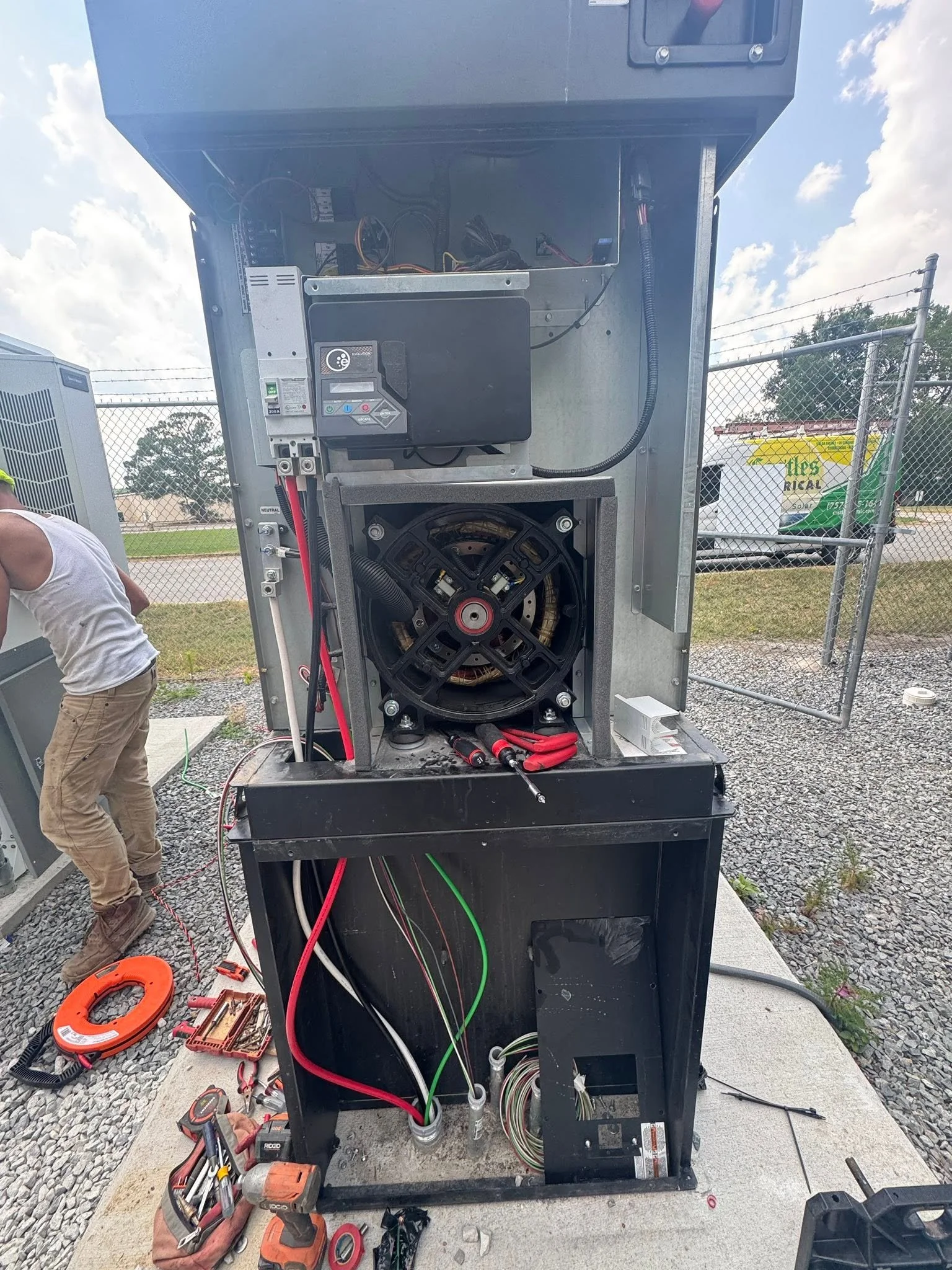 Sizing a standby generator to the outage load of a Suffolk, VA home
