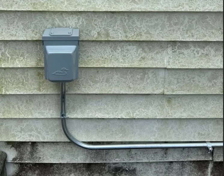 generator transfer switch and power inlet installation in Norfolk, VA, Castles Electrical