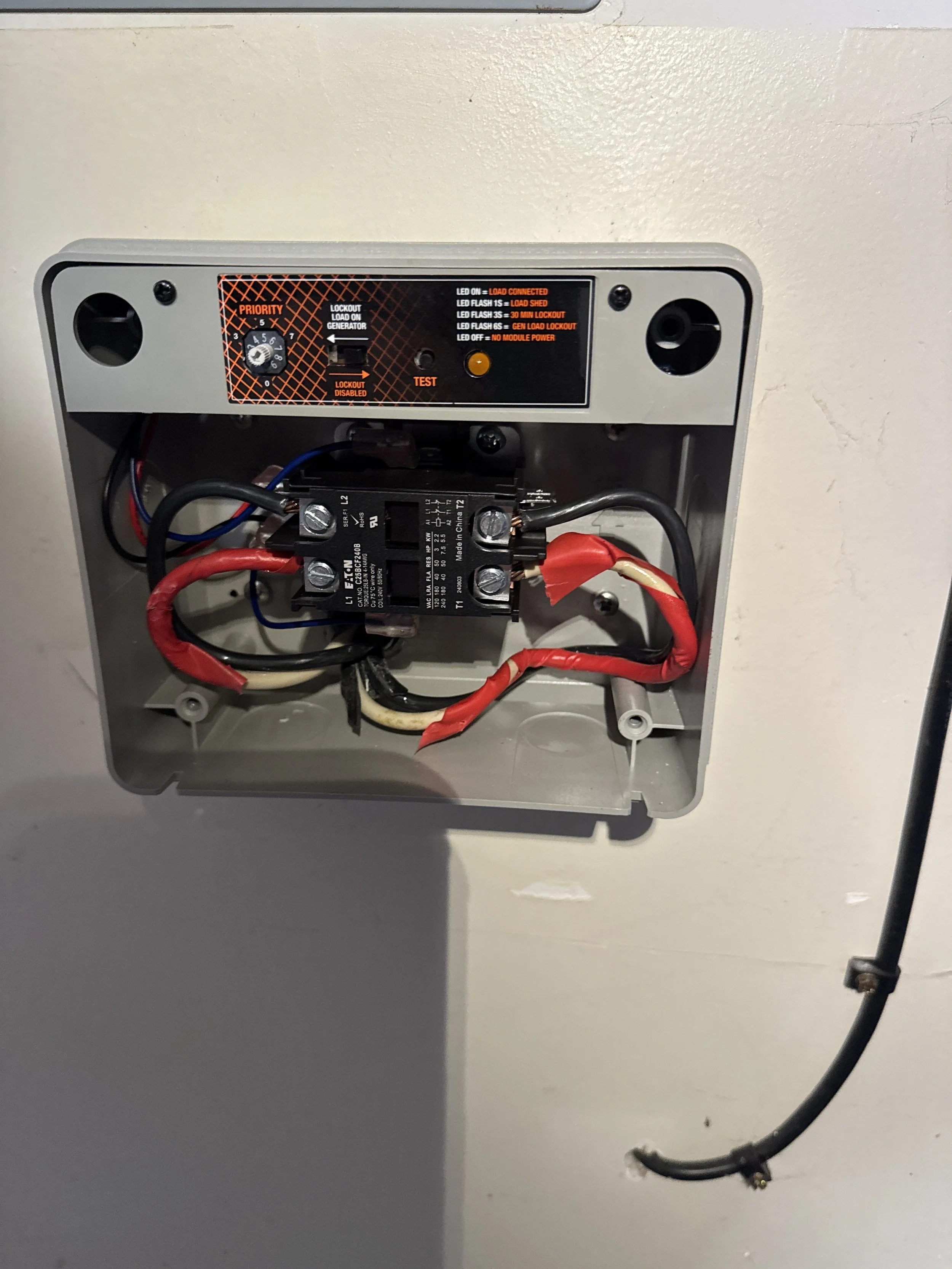 Transfer equipment terminals landed during a Portsmouth, VA panel change