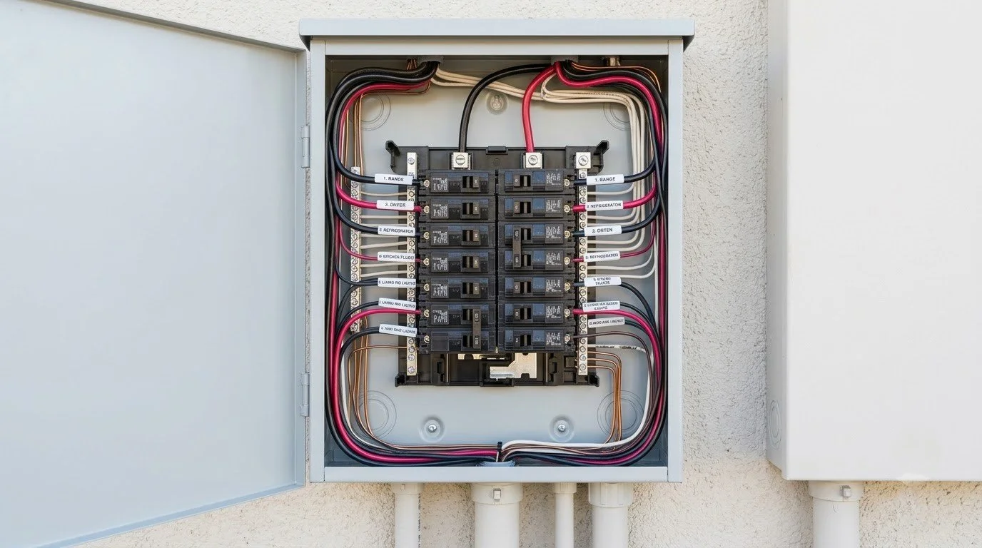 subpanel installation in Virginia Beach by Castles Electrical