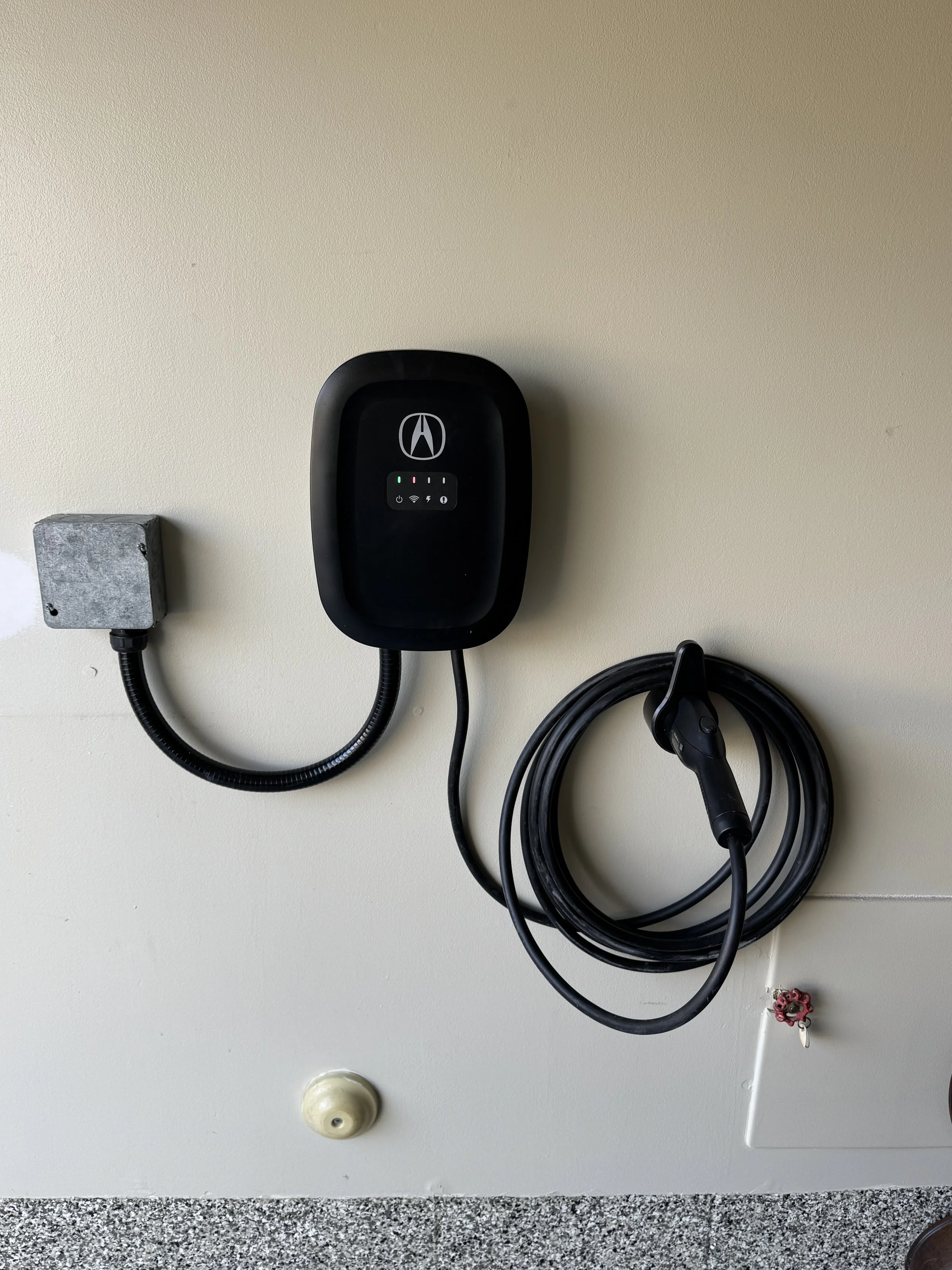 EV charger installation in Virginia Beach by Castles Electrical