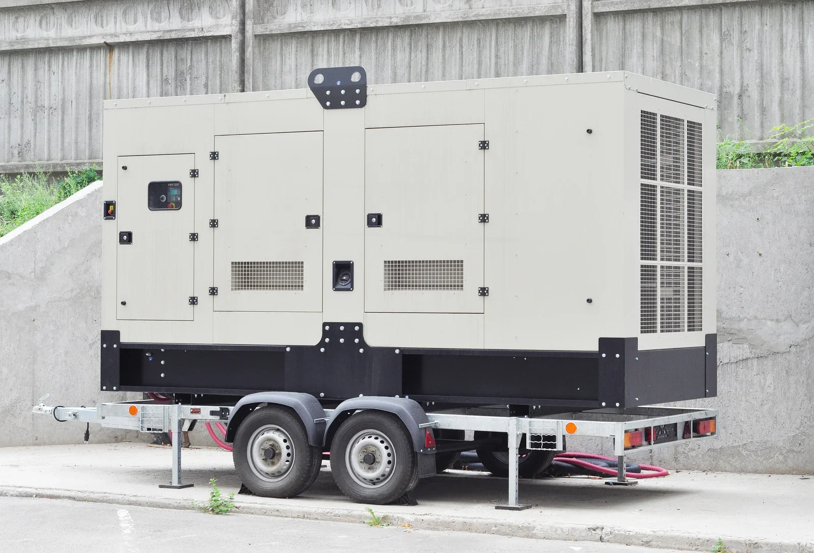 commercial generator installation in Virginia Beach by Castles Electrical