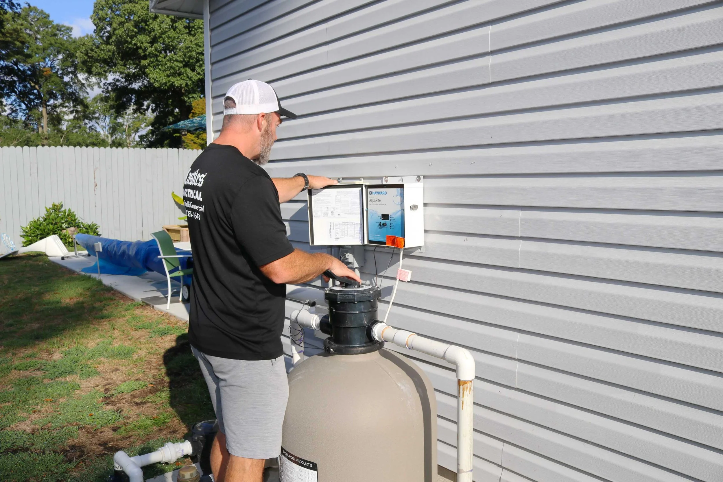 pool and spa wiring in Portsmouth, VA, Castles Electrical