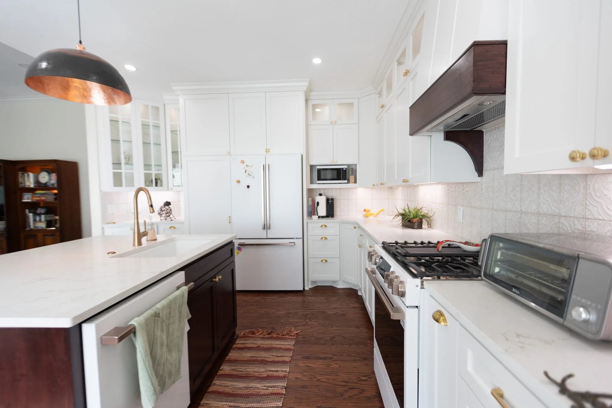 Open-concept kitchen remodel in Conroe TX by Palacios Construction Group