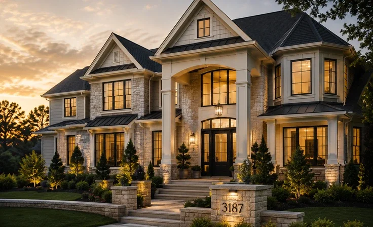 Jumbo-financed home