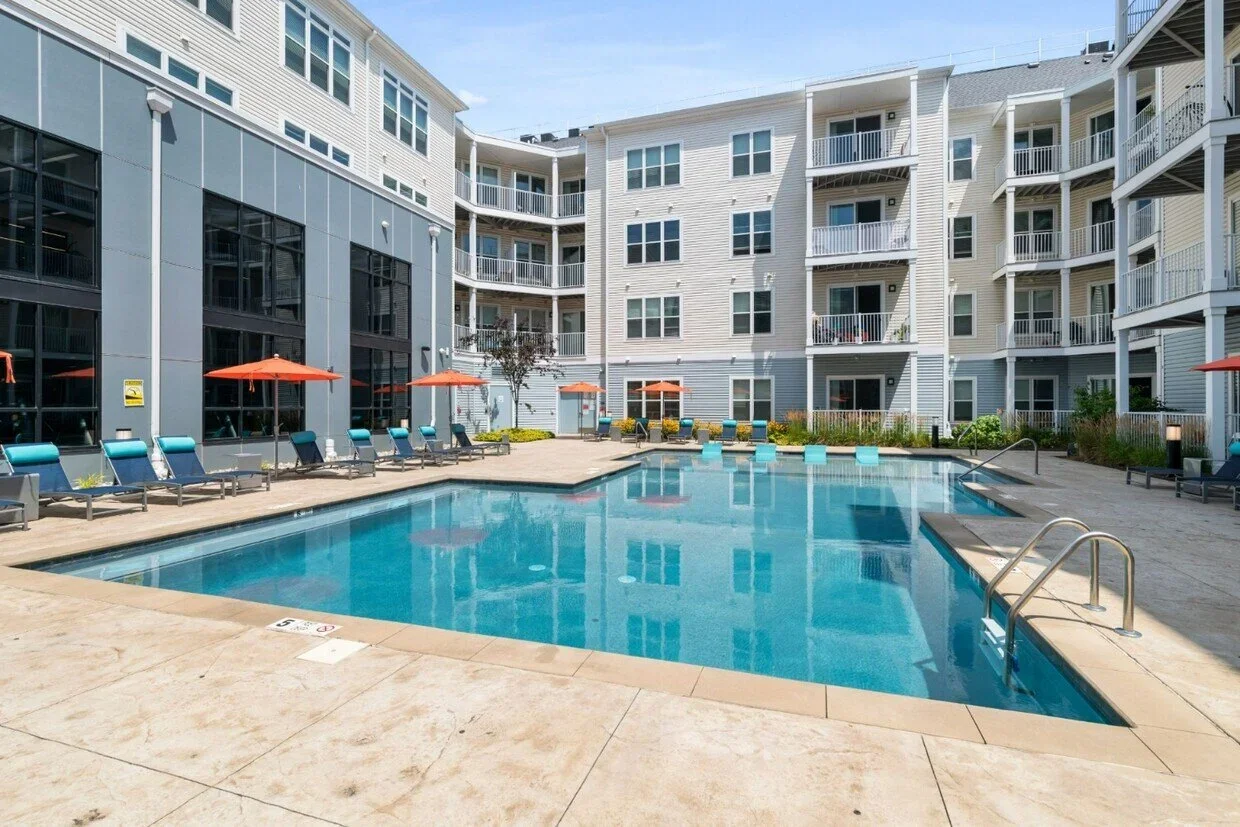 Halstead apartments pool, Morris County NJ