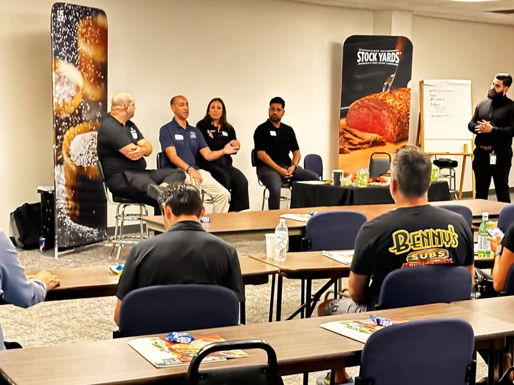Operator panel discussion at a US Foods summit