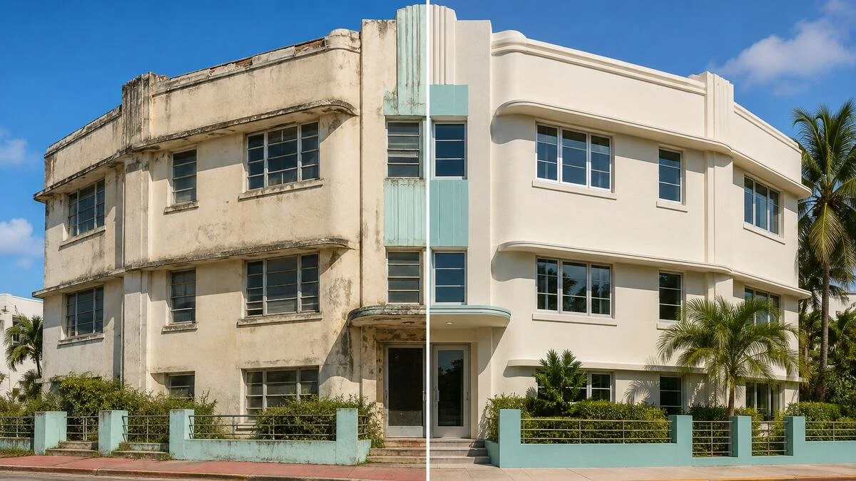 Art Deco building retrofit