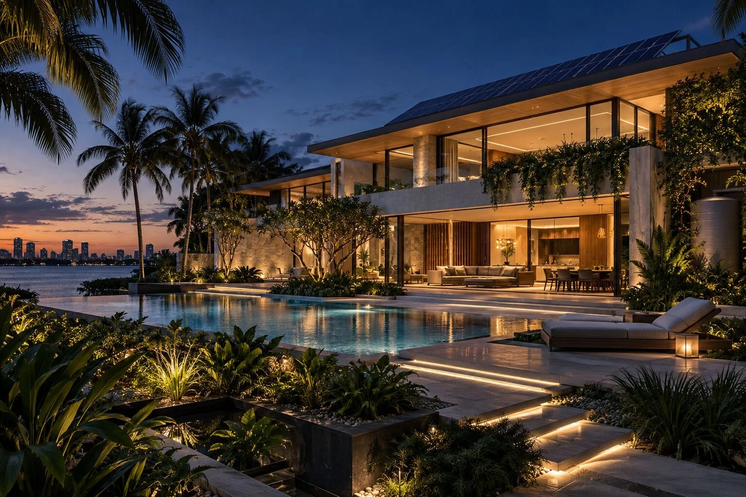 Autonomous luxury waterfront residence