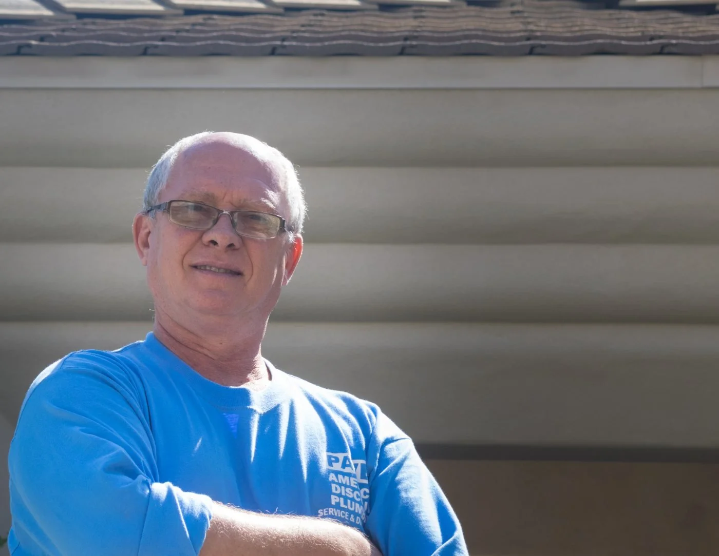 Pavel Farcas of American Discount Plumbing on a Phoenix pipe repair.