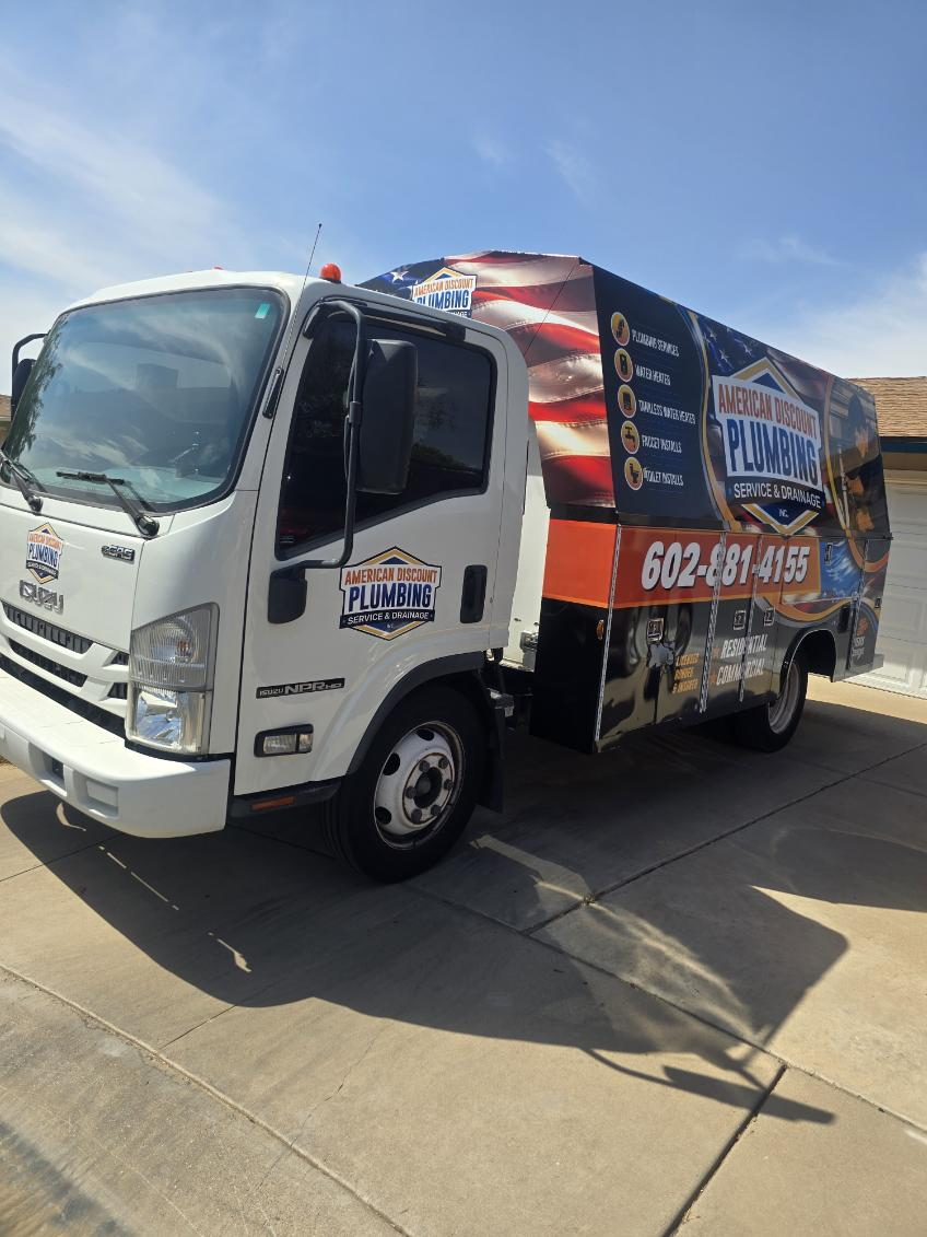 American Discount Plumbing service call at a Phoenix Valley home.