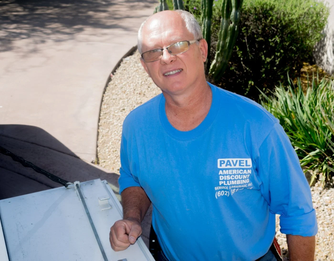 Pavel Farcas of American Discount Plumbing on a Phoenix bidet install.