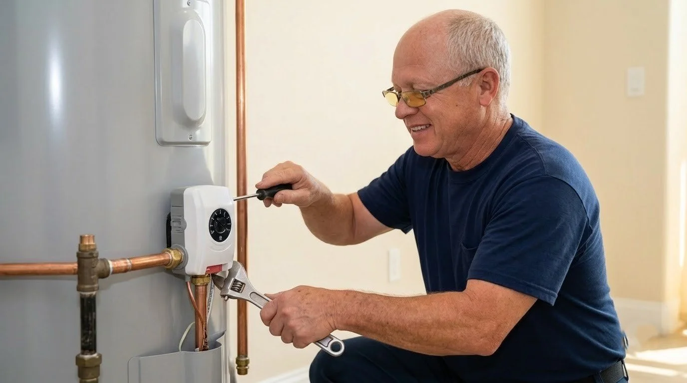 American Discount Plumbing on a job in Phoenix.
