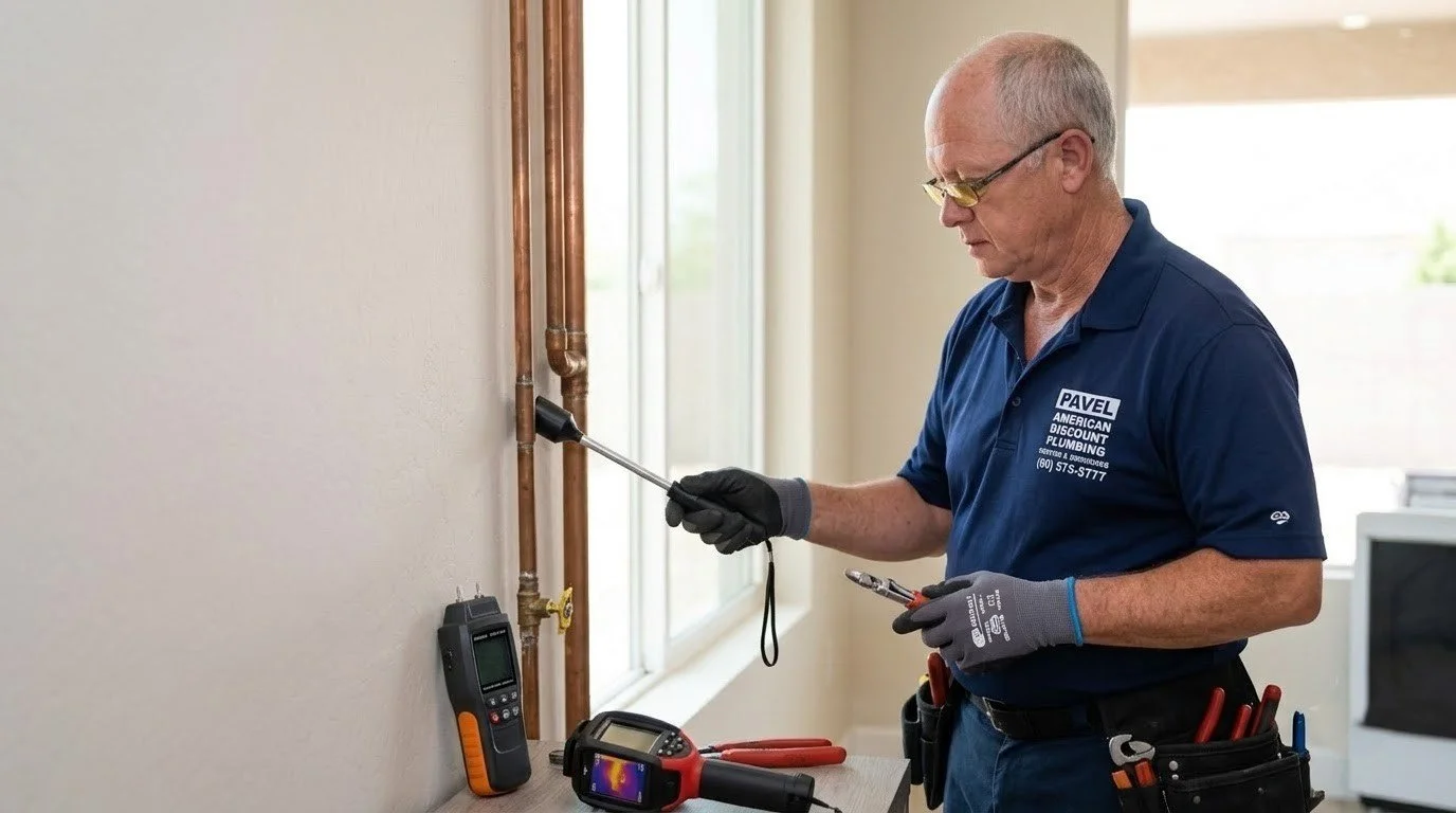 American Discount Plumbing on a job in Encanto.