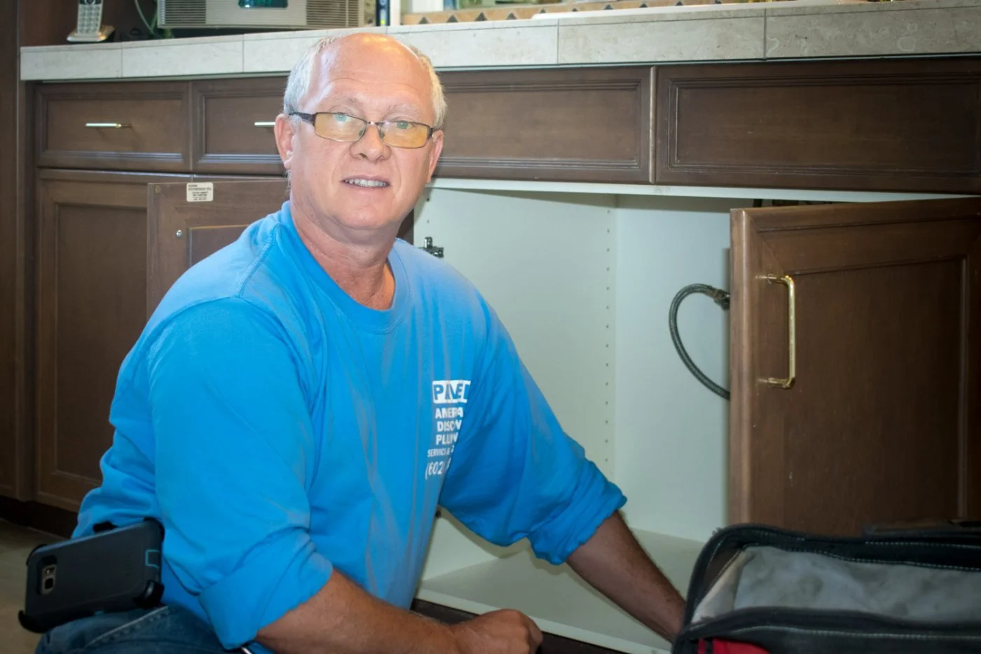 American Discount Plumbing tankless water heater service in Phoenix.
