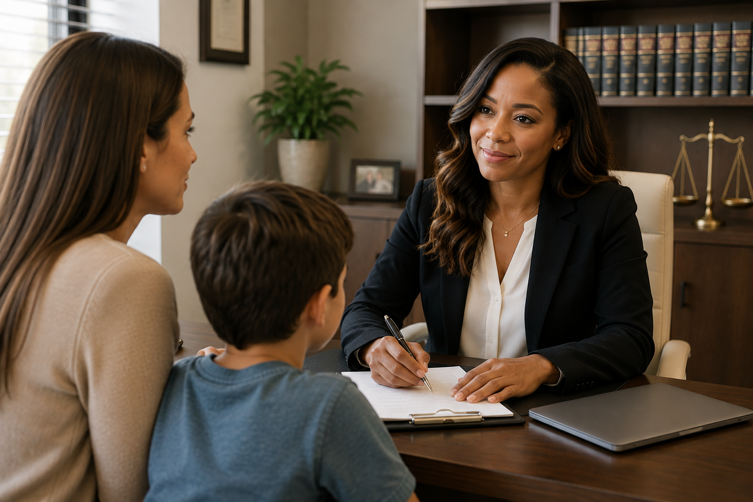 Family law consultation with an attorney