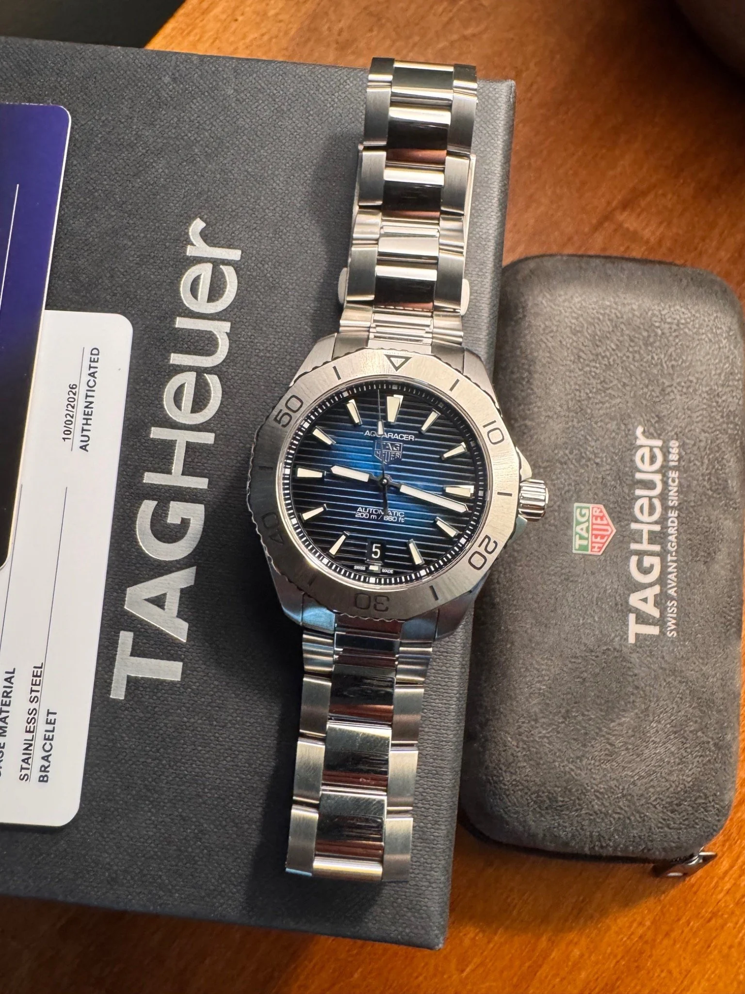 TAG Heuer Aquaracer Blue Dial, photo 6