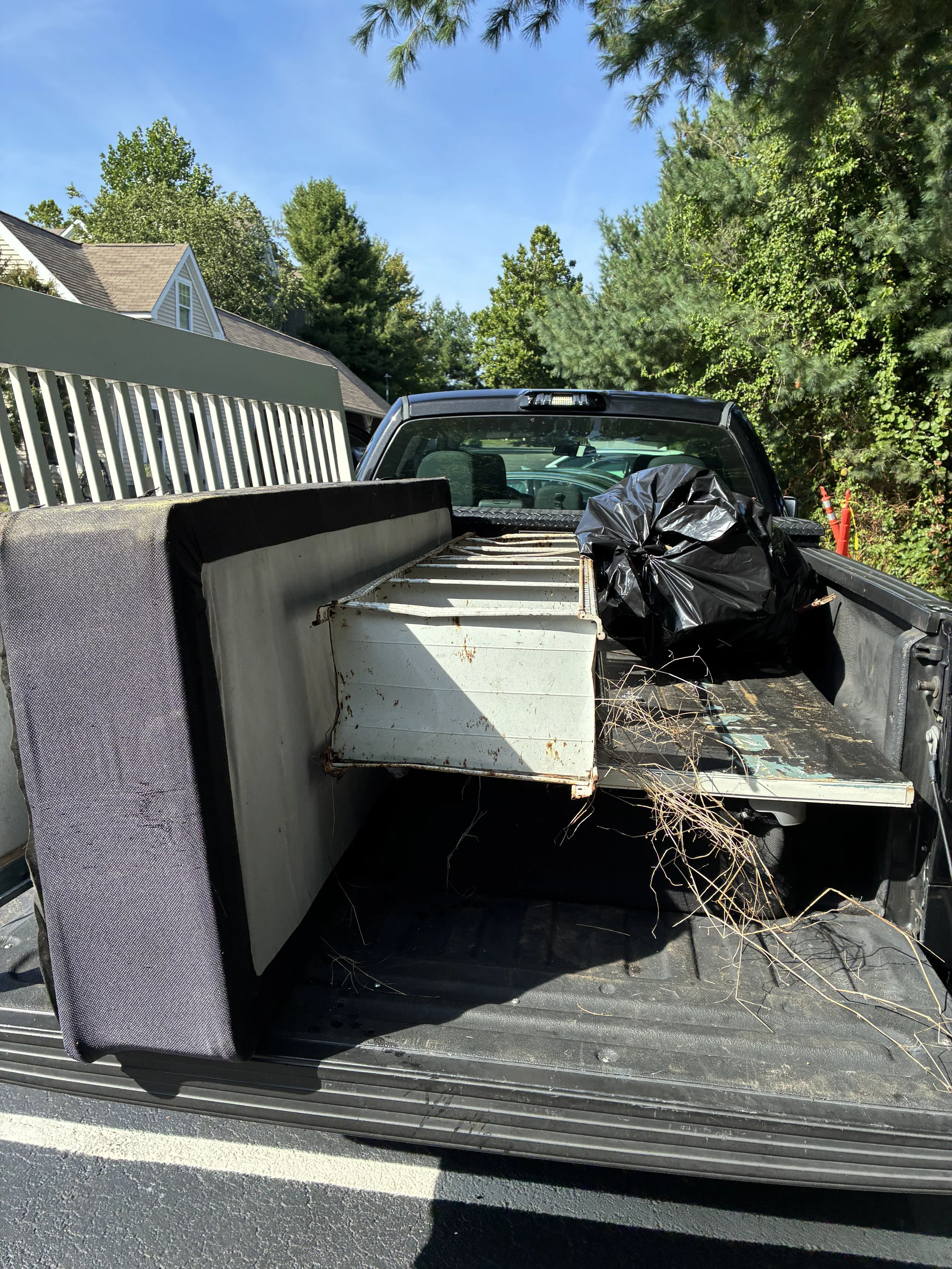 Behemoth Junk Removal completed job
