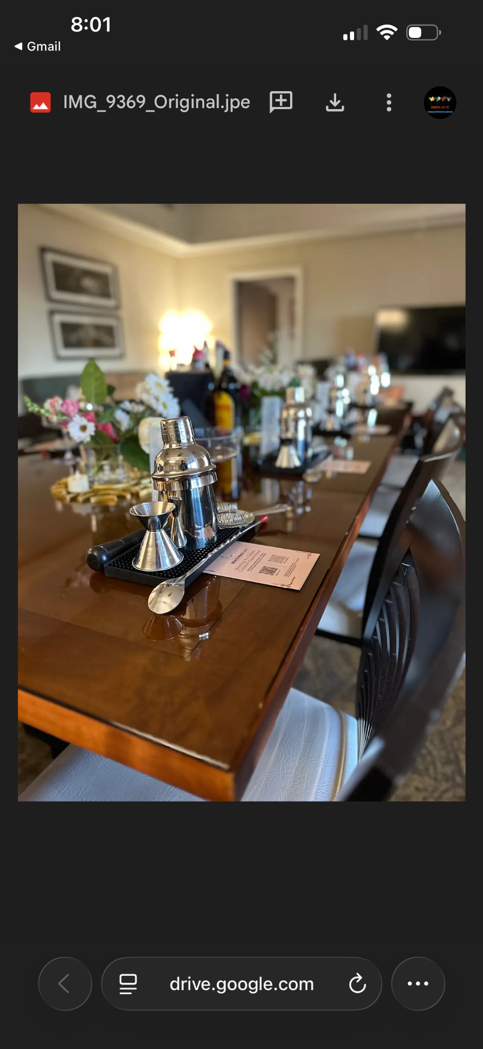 Guests at a Marti NiNi cocktail class