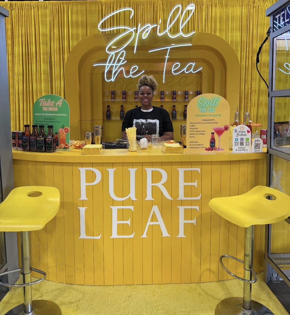 NiNi at the Pure Leaf Spill the Tea experience