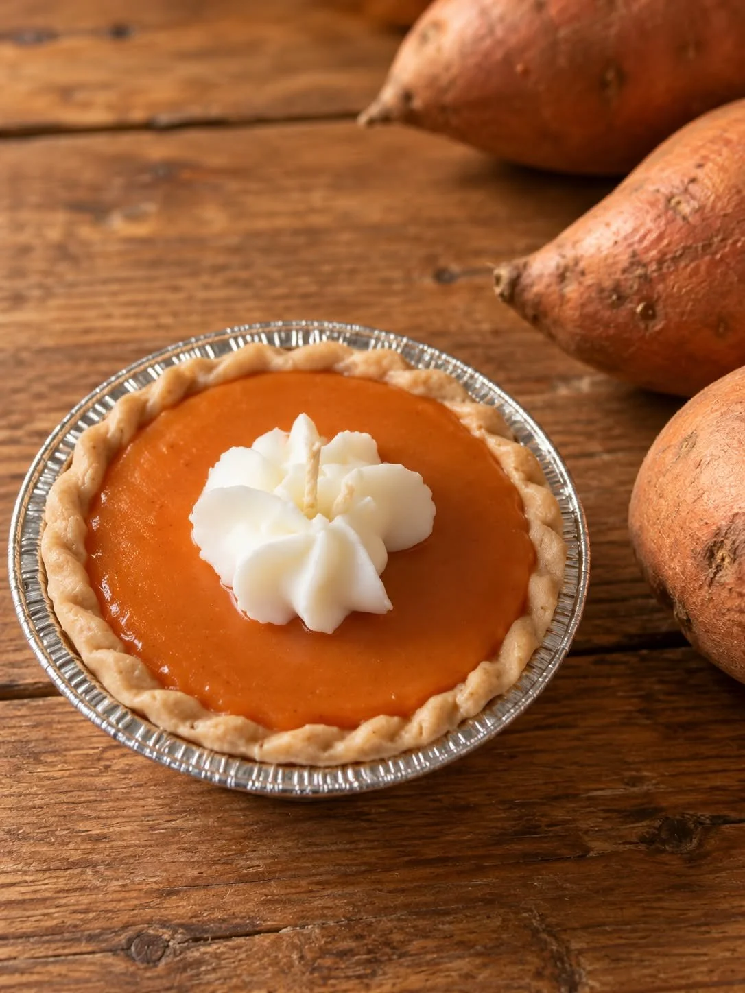 Granny Sweet Potato Pie candle shaped like a small pie