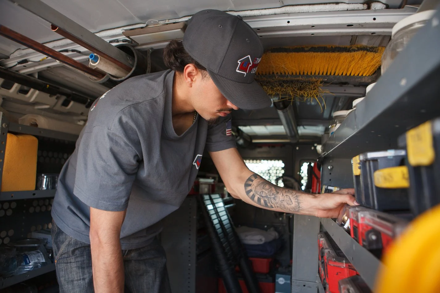 Ser Plumbing at work on a Southeast LA County job